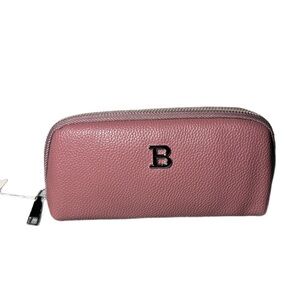 Blush Purple/Pink Women's Wallet / Pebbled Leather